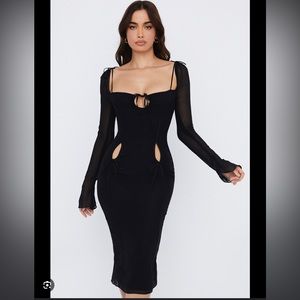 House of CB black Ophelia dress